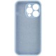 Чохол Silicone Case Full Camera Protective (AA) NO LOGO для Apple iPhone 16 Pro Max (6.9") Блакитний / Sweet Blue