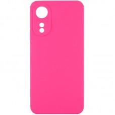 Чохол Silicone Cover Lakshmi Full Camera (AAA) для Oppo A78 4G Рожевий / Barbie pink