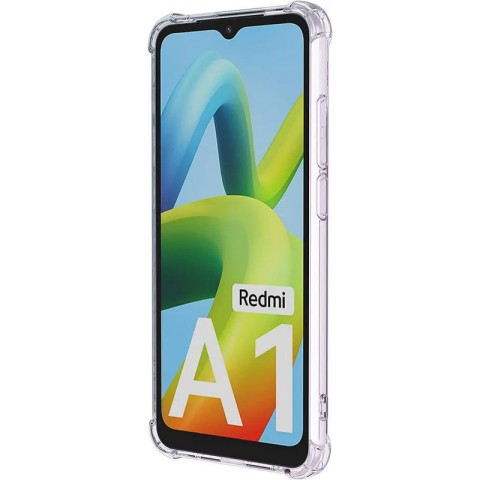 TPU чохол GETMAN Ease logo посилені кути Full Camera для Xiaomi Redmi A1 / A2 Безбарвний (прозорий)