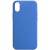 Чохол Silicone Case Full Protective (AA) NO LOGO для Apple iPhone X / XS (5.8") Синій / Capri Blue