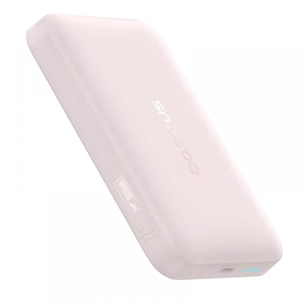 Портативний ЗП Power Bank Baseus EnerFill FM11 Ultra-Mini 22.5W з БЗП 10000mAh (P1008210E123) Pink