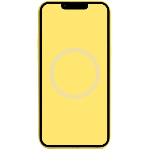 Чохол Silicone case (AAA) with Magsafe and Animation для Apple iPhone 14 (6.1") Жовтий / Canary Yellow