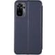 Шкіряний чохол-книжка Classy для Xiaomi Redmi Note 10 / Note 10s / Poco M5s Темно-синій