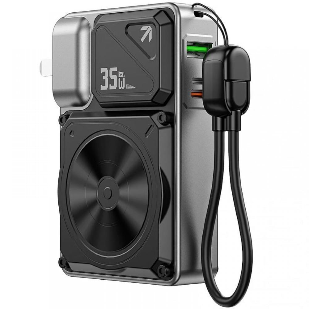 Портативний ЗП Power Bank WIWU Wi-P057 Knight 22.5W+PD35W 10000 mAh Black