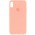 Чохол Silicone Case (AA) для Apple iPhone XS Max (6.5") Рожевий / Light Flamingo
