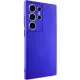 Чохол TPU GETMAN Liquid Silk Full Camera для Samsung Galaxy S24 Ultra Синій / Iris