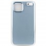 TPU чохол Bonbon Metal Style для Apple iPhone 12 Pro / 12 (6.1") Блакитний / Mist blue