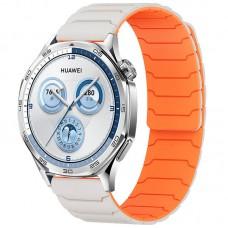 Ремінець Dual-color Magnetic для Smart Watch 20mm Starlight / Orange