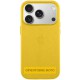 Чохол шкіряний Leather Case (AA) with MagSafe and Animation для Apple iPhone 17 (6.3") Canary Yellow