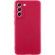 Чохол Silicone Cover Lakshmi Full Camera (AA) with MagFit для Samsung Galaxy S21 FE Червоний / Rose Red