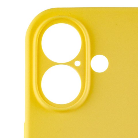 Чохол Silicone Case Full Camera Protective (AA) для Apple iPhone 16 Plus (6.7") Жовтий / Yellow
