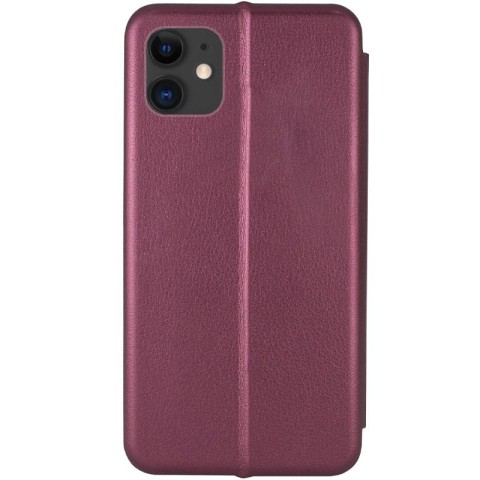 Шкіряний чохол-книжка Classy для Apple iPhone 13 / 14 (6.1") Бордовий