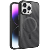 Чохол TPU+PC Carbon Mirage with MagSafe для Apple iPhone 16 Pro (6.3") Black
