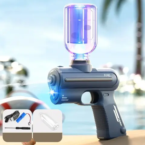 Водяний акумуляторний пістолет Water Gun 9007B (200ml) with lithium battery Blue