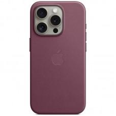 Чохол FineWoven (AAA) with MagSafe для Apple iPhone 15 Pro (6.1") Mulberry