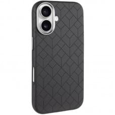 Кожаный чехол Carved with MagSafe для Apple iPhone 16 (6.1")