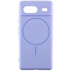 Чохол Silicone Cover Lakshmi Full Camera (AA) with MagFit для Google Pixel 7 Бузковий / Dasheen