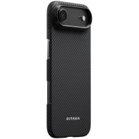 Чохол PC PITAKA with MagSafe для Apple iPhone 17 Air (6.5") Black / Grey