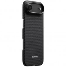 Чохол PC PITAKA with MagSafe для Apple iPhone 17 Air (6.5") Black / Grey