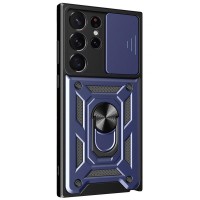 Чохол Ummi Camshield Serge Ring для Samsung Galaxy S24 Ultra Синій / Navy