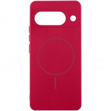 Чохол Silicone Cover Lakshmi Full Camera (AA) with MagFit для Google Pixel 9 / 9 Pro Червоний / Rose Red