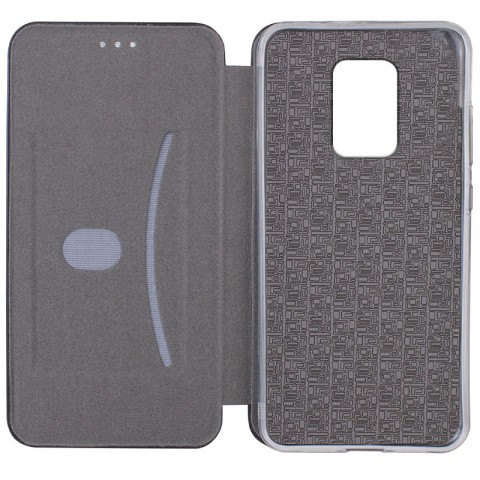 Шкіряний чохол-книжка Classy для Xiaomi Redmi Note 9s / Note 9 Pro / Note 9 Pro Max Темно-синій