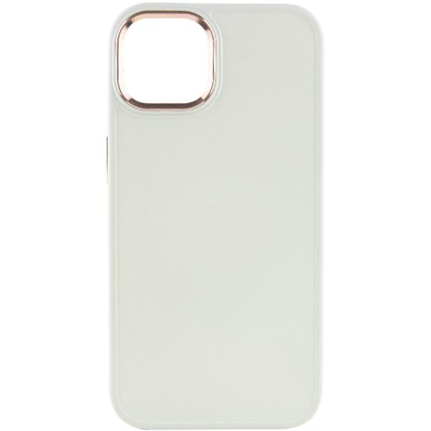 TPU чохол Bonbon Metal Style для Apple iPhone 14 (6.1") Білий / White
