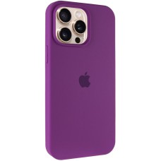 Чохол Silicone Case Full Protective (AA) для Apple iPhone 14 Pro Max (6.7") Фіолетовий / Grape