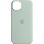 Чехол Silicone case (AAA) full with Magsafe and Animation для Apple iPhone 14 (6.1")