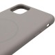 Чохол Silicone Case Full Protective (AA) with MagSafe для Apple iPhone 11 Pro Max (6.5") Сірий / Light Grey