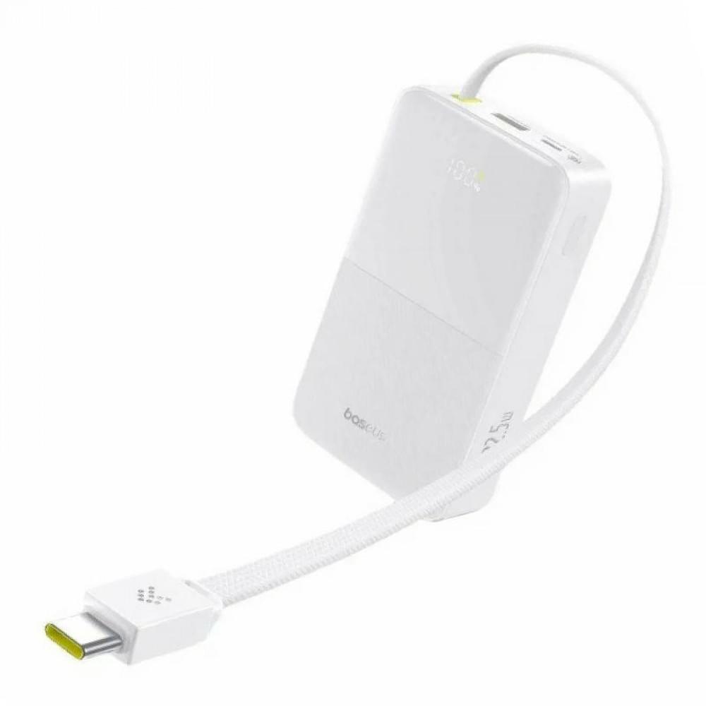 Портативний ЗП Power Bank Baseus EnerFill FC51 Bipow2 Pro 22.5W 20000 mAh (E00277) White