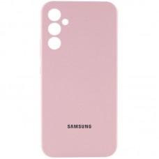 Чохол Silicone Cover Lakshmi Full Camera (AAA) with Logo для Samsung Galaxy S24 FE Рожевий / Pink Sand