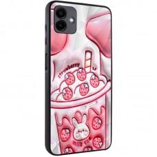TPU+PC чохол Prisma Fluffie для Samsung Galaxy A06 Strawberry