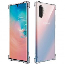 TPU чохол GETMAN Ease logo посилені кути для Samsung Galaxy Note 10 Plus Безбарвний (прозорий)