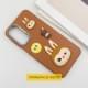 Чохол TPU Leather Toys для Xiaomi Poco X6 / Note 13 Pro 5G Labubu / Brown