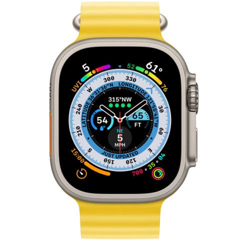 Ремінець Ocean Band для Apple Watch 42(ser.1-3)/44/45/46/49mm Жовтий / Yellow