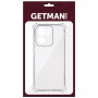 TPU чохол GETMAN Ease logo посилені кути Full Camera для Motorola Edge 40 Безбарвний (прозорий)