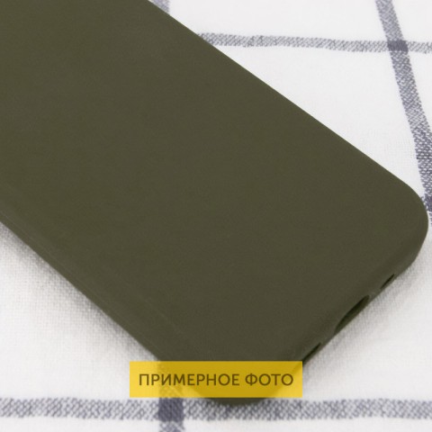 Чохол Silicone Case Full Protective (AA) NO LOGO для Apple iPhone 16 (6.1") Зелений / Dark Olive