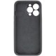 Чохол Silicone Case Full Camera Protective (AA) NO LOGO для Apple iPhone 13 Pro (6.1") Сірий / Dark Gray