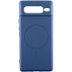Чохол Silicone Cover Lakshmi Full Camera (AA) with MagFit для Google Pixel 7 Pro Синій / Navy blue
