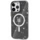 Чохол TPU Galaxy Sparkle (MagFit) для Apple iPhone 16 Pro (6.3") Black+Glitter