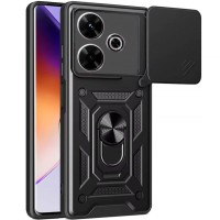 Чохол Ummi Camshield Serge Ring для Xiaomi Redmi 13 4G / Poco M6 4G Чорний / Black