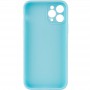 Силіконовий чохол Candy Full Camera для Apple iPhone 12 Pro (6.1") Бірюзовий / Turquoise