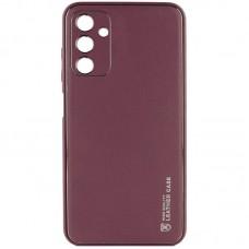 Шкіряний чохол Xshield для Samsung Galaxy A05s Бордовий / Plum Red