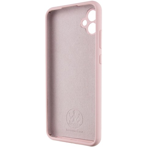 Чохол Silicone Cover Lakshmi Full Camera (AAA) для Samsung Galaxy A06 Рожевий / Pink Sand