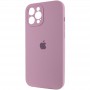 Чохол Silicone Case Full Camera Protective (AA) для Apple iPhone 12 Pro Max (6.7") Ліловий / Lilac Pride