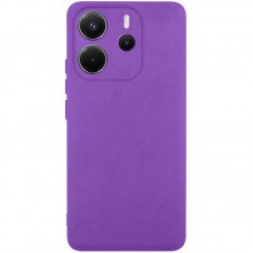 Чохол Silicone Cover Lakshmi Full Camera (AA) для Xiaomi Redmi Note 14 4G (Int. version) Фіолетовий / Purple