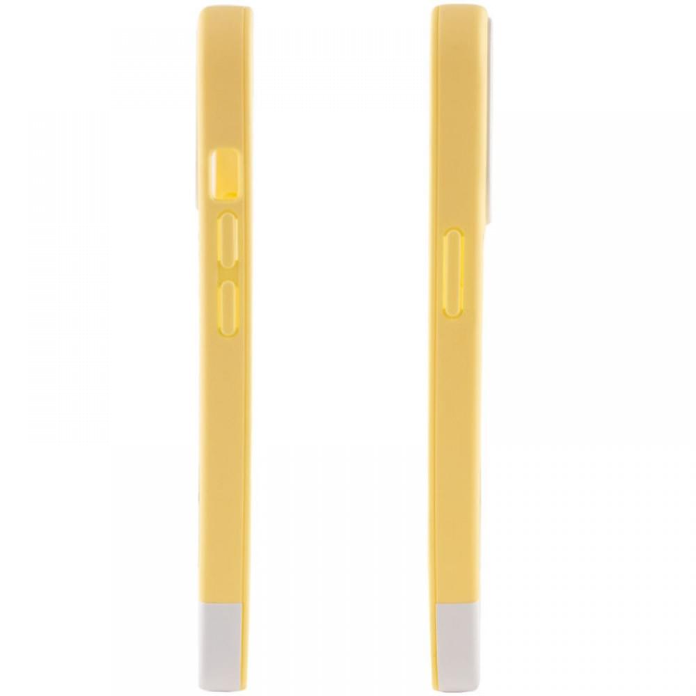 Чохол TPU+PC Bichromatic для Apple iPhone 11 Pro Max (6.5") Creamy-yellow / White