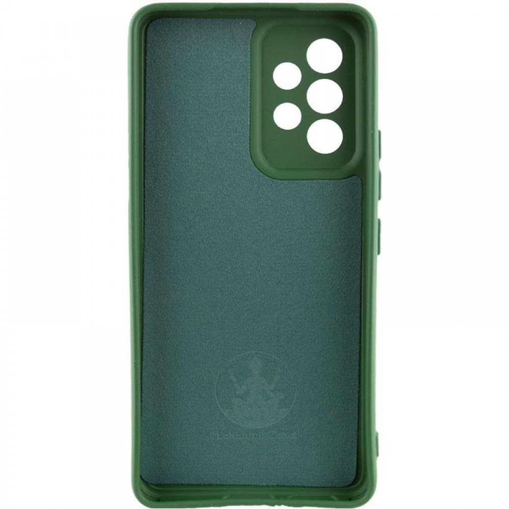 Чохол Silicone Cover Ummi Lakshmi Full Camera (AA) для Samsung Galaxy A13 4G Зелений / Dark green