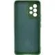 Чохол Silicone Cover Ummi Lakshmi Full Camera (AA) для Samsung Galaxy A13 4G Зелений / Dark green
